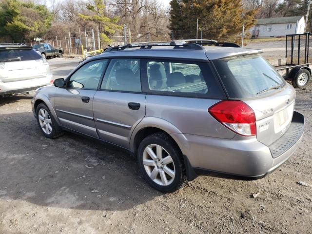 4S4BP61C087356348 - 2008 SUBARU OUTBACK 2.5I SILVER photo 2