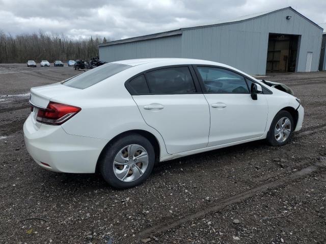 2HGFB2F4XDH036520 - 2013 HONDA CIVIC LX WHITE photo 3