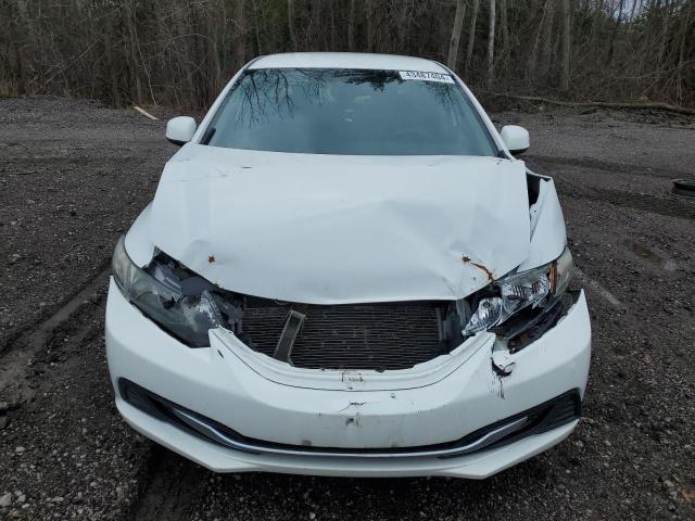 2HGFB2F4XDH036520 - 2013 HONDA CIVIC LX WHITE photo 5