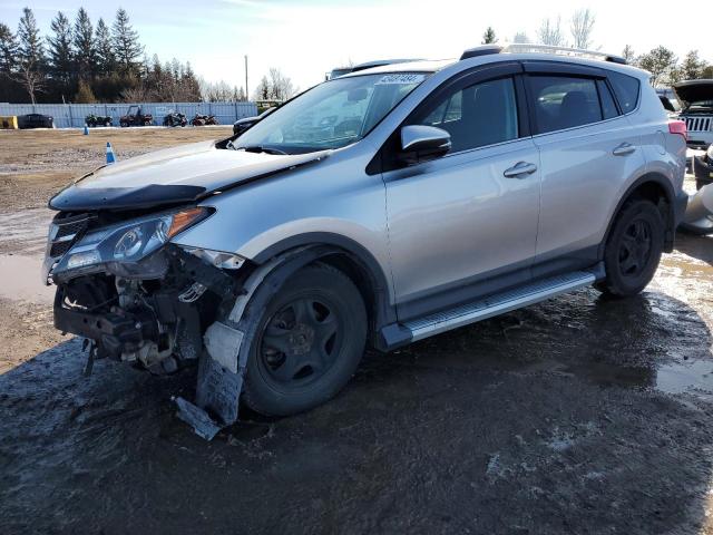 2T3RFREV3FW275137 - 2015 TOYOTA RAV4 XLE SILVER photo 1