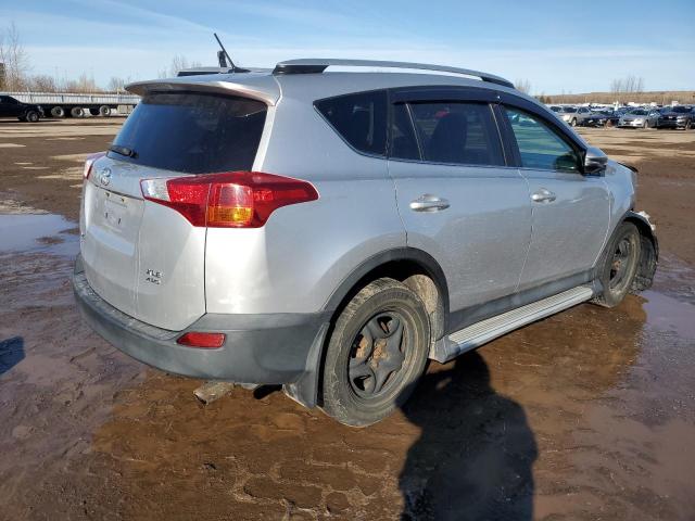 2T3RFREV3FW275137 - 2015 TOYOTA RAV4 XLE SILVER photo 3