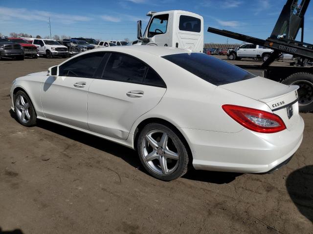 WDDLJ9BB7DA068539 - 2013 MERCEDES-BENZ CLS 550 4MATIC WHITE photo 2