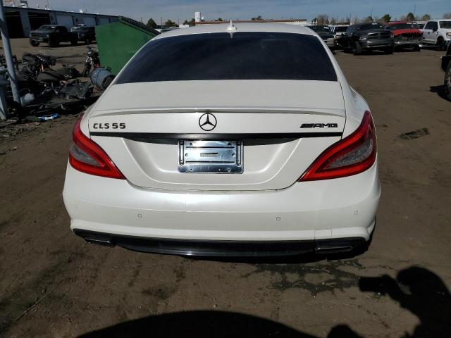 WDDLJ9BB7DA068539 - 2013 MERCEDES-BENZ CLS 550 4MATIC WHITE photo 6