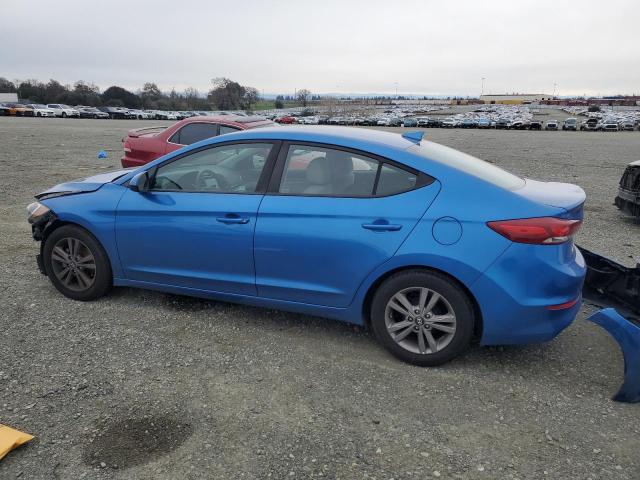 5NPD84LFXHH181270 - 2017 HYUNDAI ELANTRA SE BLUE photo 2