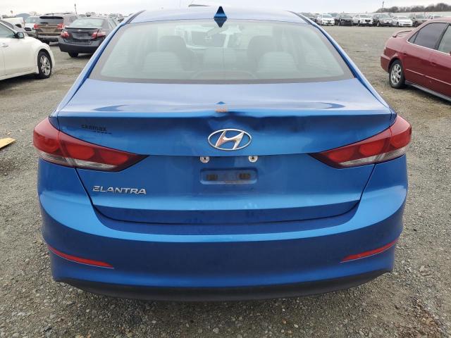 5NPD84LFXHH181270 - 2017 HYUNDAI ELANTRA SE BLUE photo 6