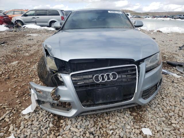 WAUDK78T79A019331 - 2009 AUDI A5 QUATTRO SILVER photo 5