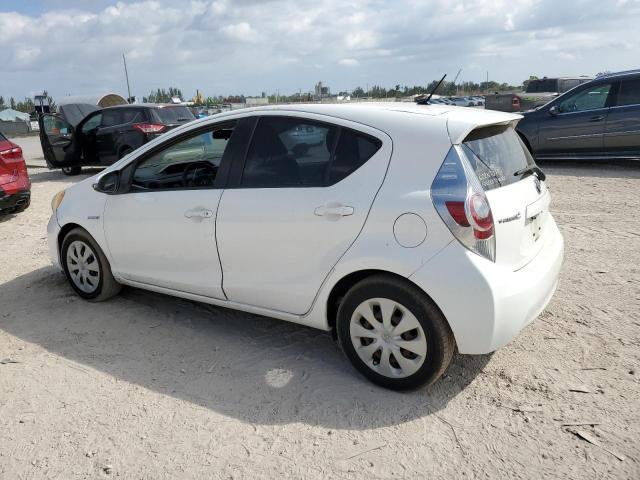 JTDKDTB31D1056843 - 2013 TOYOTA PRIUS C WHITE photo 2