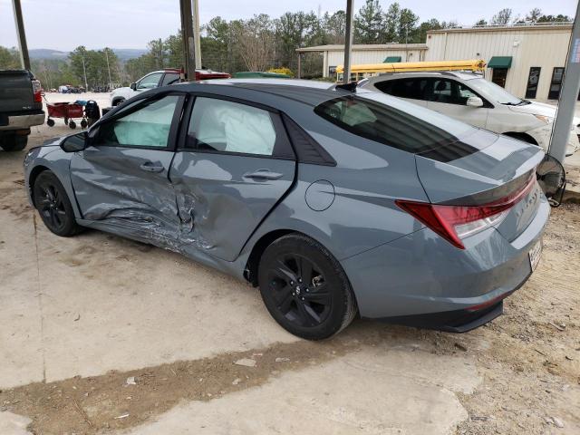 KMHLM4AJXPU039161 - 2023 HYUNDAI ELANTRA BLUE GRAY photo 2