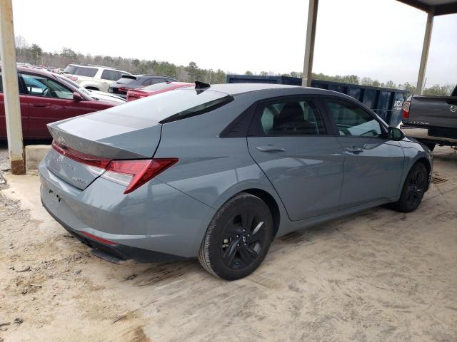 KMHLM4AJXPU039161 - 2023 HYUNDAI ELANTRA BLUE GRAY photo 3