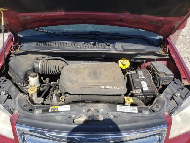 2C4RC1BG8ER343909 - 2014 CHRYSLER TOWN & COU TOURING მუქწითელი ფოტო 12