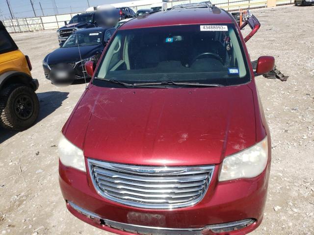 2C4RC1BG8ER343909 - 2014 CHRYSLER TOWN & COU TOURING მუქწითელი ფოტო 5