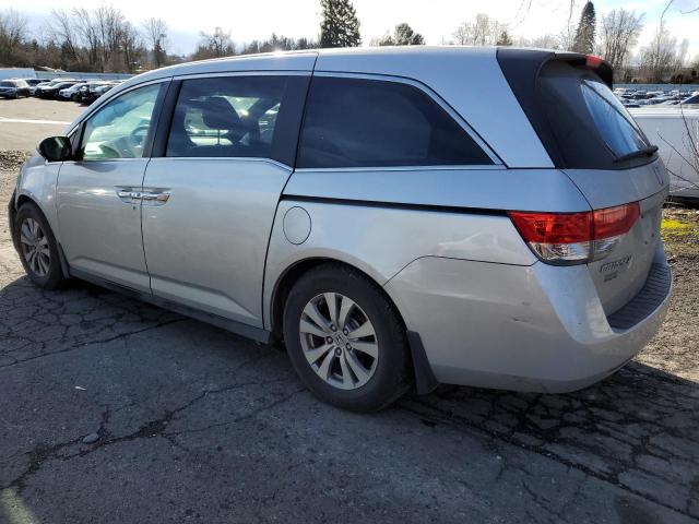 5FNRL5H40EB111269 - 2014 HONDA ODYSSEY EX SILVER photo 2