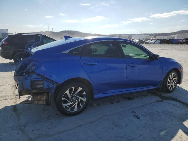 19XFC2F73JE027039 - 2018 HONDA CIVIC EX BLUE photo 3