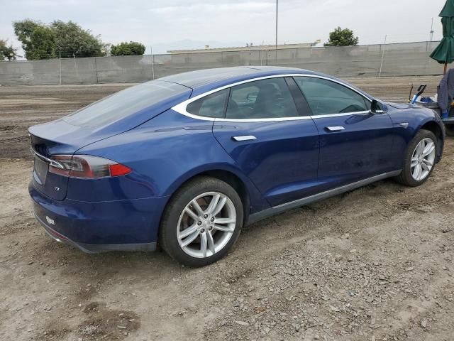 5YJSA1E14FF111559 - 2015 TESLA MODEL S BLUE photo 3