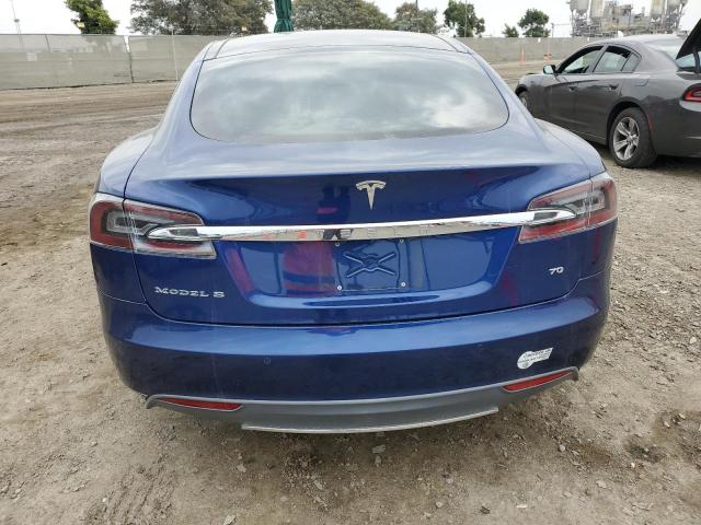 5YJSA1E14FF111559 - 2015 TESLA MODEL S ლურჯი ფოტო 6
