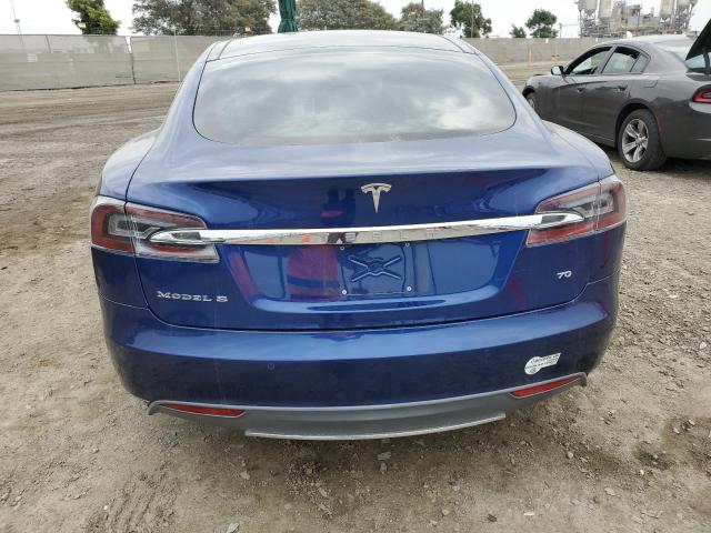 5YJSA1E14FF111559 - 2015 TESLA MODEL S BLUE photo 6