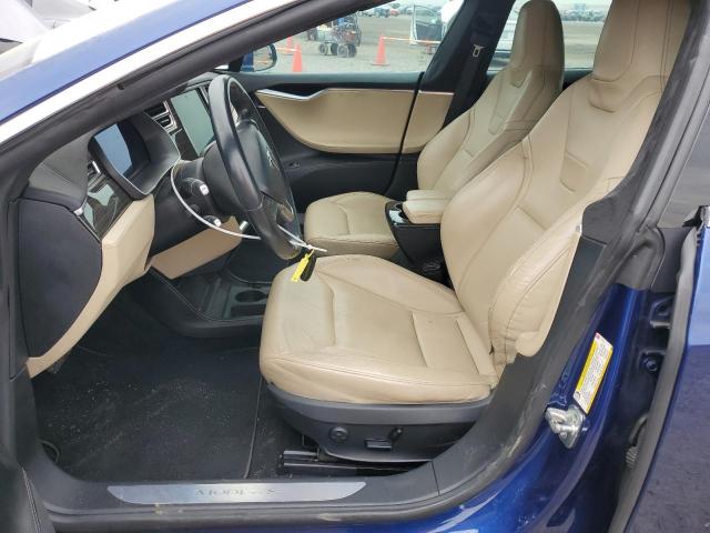 5YJSA1E14FF111559 - 2015 TESLA MODEL S ლურჯი ფოტო 7