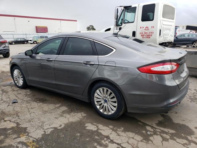 3FA6P0LU5DR297587 - 2013 FORD FUSION SE HYBRID GRAY photo 2