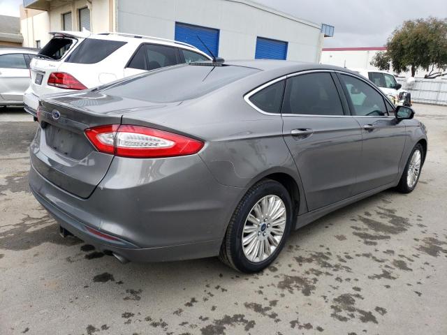 3FA6P0LU5DR297587 - 2013 FORD FUSION SE HYBRID GRAY photo 3