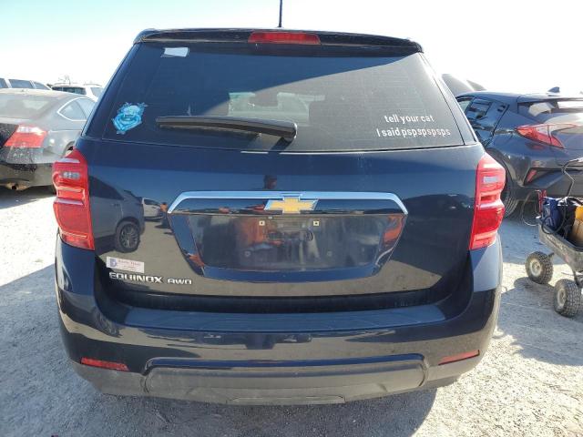 2GNFLEEKXH6138969 - 2017 CHEVROLET EQUINOX LS BLUE photo 6