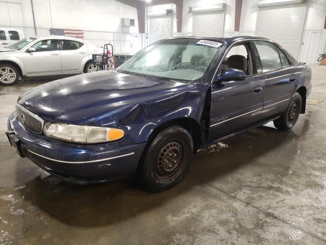 2G4WS52JXY1141998 - 2000 BUICK CENTURY CUSTOM BLUE photo 1