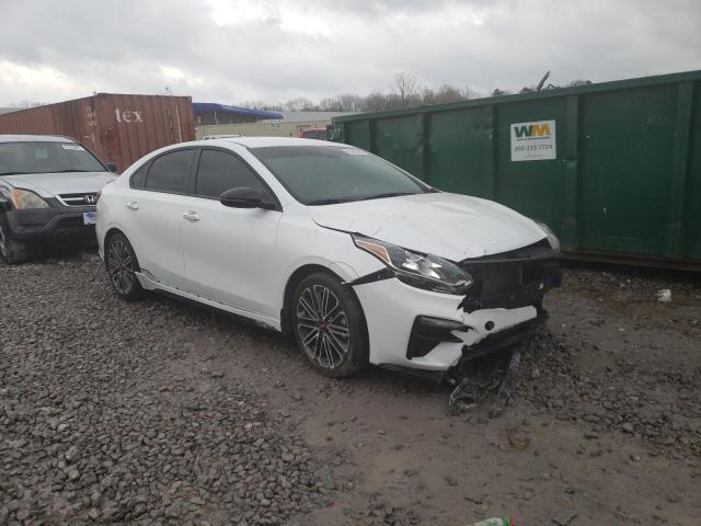 3KPF44AC0ME416402 - 2021 KIA FORTE GT WHITE photo 4