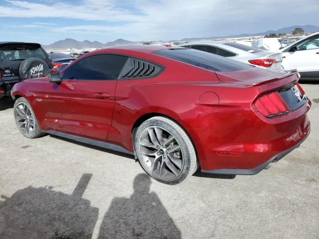 1FA6P8CF3F5368145 - 2015 FORD MUSTANG GT RED photo 2