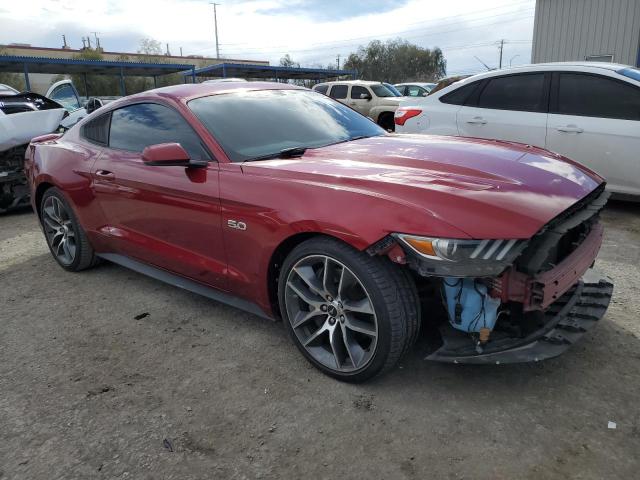 1FA6P8CF3F5368145 - 2015 FORD MUSTANG GT RED photo 4