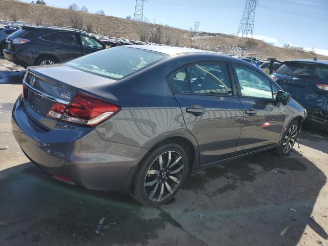 2HGFB2F91FH514239 - 2015 HONDA CIVIC EXL GRAY photo 3