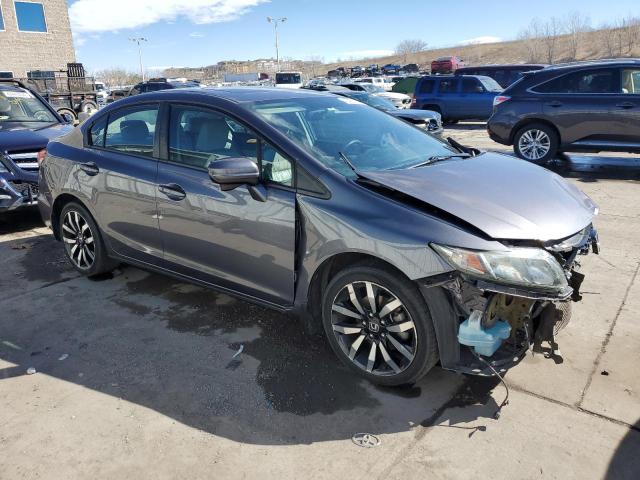 2HGFB2F91FH514239 - 2015 HONDA CIVIC EXL GRAY photo 4