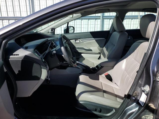 2HGFB2F91FH514239 - 2015 HONDA CIVIC EXL ნაცრისფერი ფოტო 7