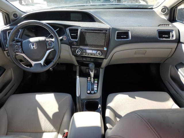 2HGFB2F91FH514239 - 2015 HONDA CIVIC EXL ნაცრისფერი ფოტო 8