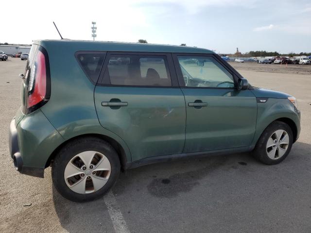 KNDJN2A26E7011004 - 2014 KIA SOUL GREEN photo 3