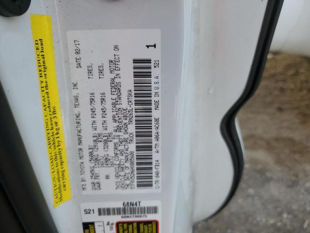 5TFRX5GN6HX085608 - 2017 TOYOTA TACOMA ACCESS CAB თეთრი ფოტო 12