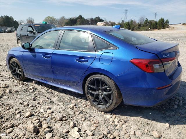 2HGFE2F51NH556512 - 2022 HONDA CIVIC SPORT BLUE photo 2