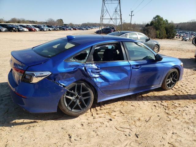 2HGFE2F51NH556512 - 2022 HONDA CIVIC SPORT BLUE photo 3