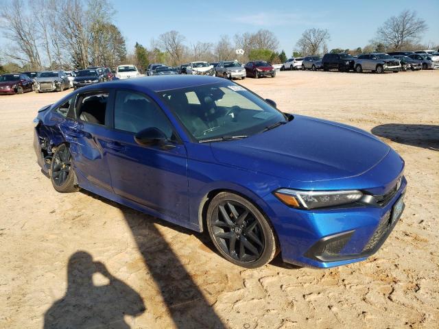 2HGFE2F51NH556512 - 2022 HONDA CIVIC SPORT Bleu photo 4