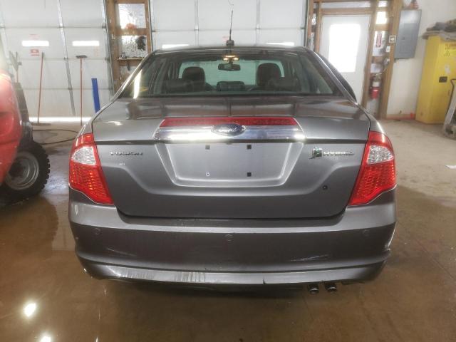 3FADP0L35AR185334 - 2010 FORD FUSION HYBRID GRAY photo 6