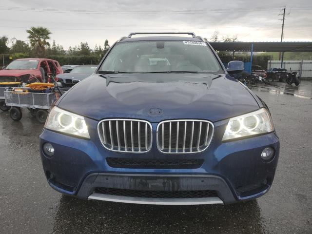 5UXWX7C59DL981311 - 2013 BMW X3 XDRIVE35I BLUE photo 5