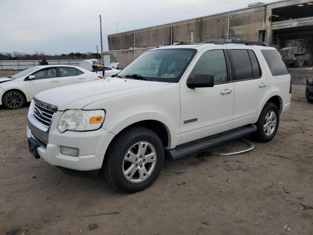 1FMEU73E88UB15018 - 2008 FORD EXPLORER XLT WHITE photo 1