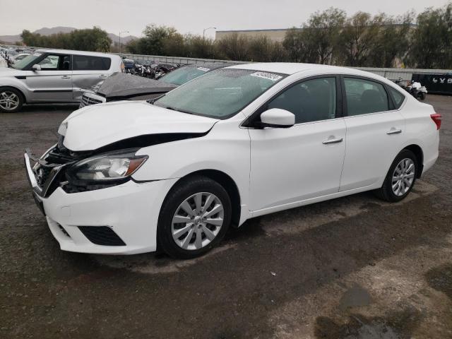 3N1AB7AP7HY385418 - 2017 NISSAN SENTRA S WHITE photo 1