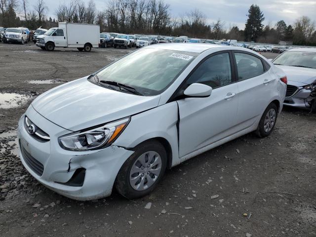 KMHCT4AE4HU372043 - 2017 HYUNDAI ACCENT SE WHITE photo 1