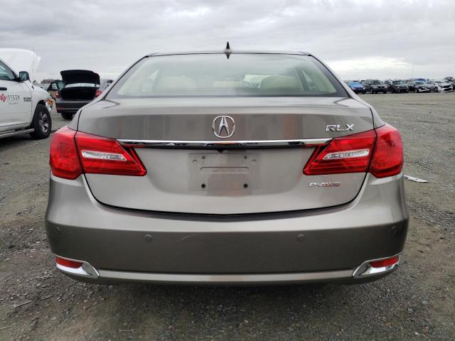 JH4KC1F93EC004088 - 2014 ACURA RLX ADVANCE TAN photo 6