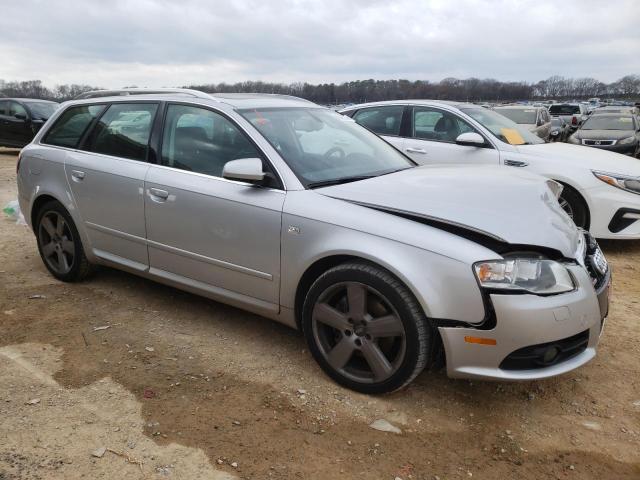 WAUKH78E78A169493 - 2008 AUDI A4 3.2 AVANT QUATTRO SILVER photo 4