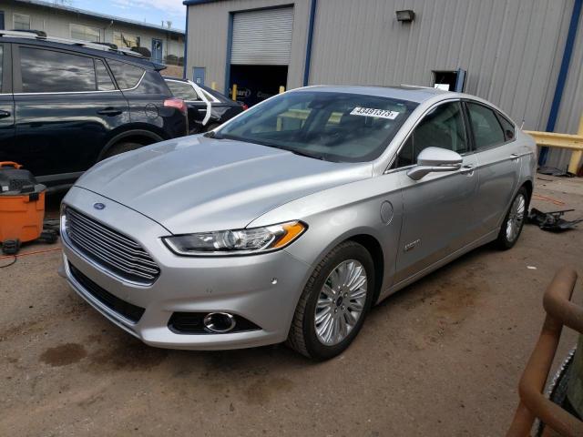 3FA6P0SU5DR373665 - 2013 FORD FUSION TITANIUM PHEV SILVER photo 1