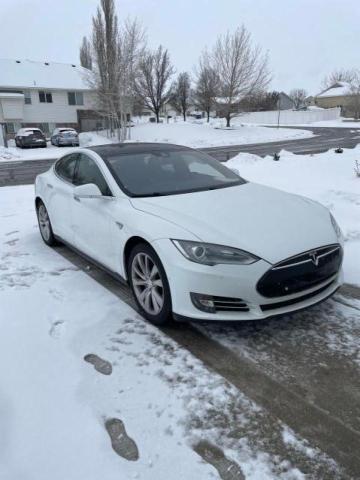 5YJSA1H40FF081000 - 2015 TESLA MODEL S P85D WHITE photo 1