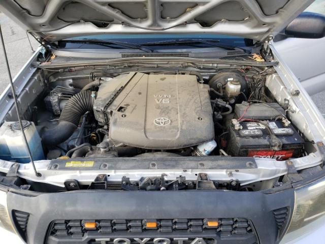 3TMJU4GN7AM107918 - 2010 TOYOTA TACOMA DOUBLE CAB PRERUNNER SILVER photo 11