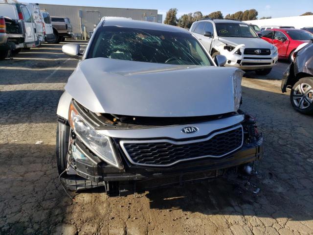 KNAGM4AD3D5055916 - 2013 KIA OPTIMA HYBRID SILVER photo 5