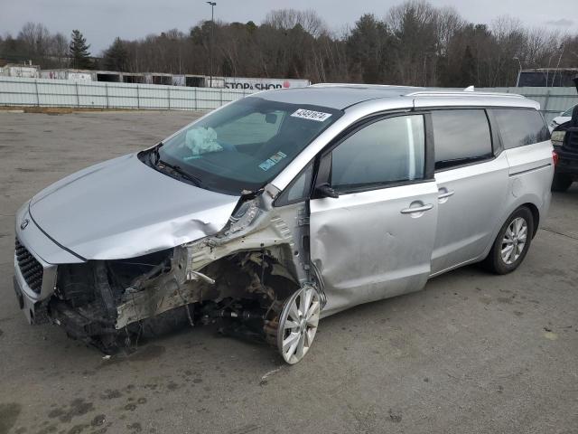 KNDMB5C12G6182028 - 2016 KIA SEDONA LX SILVER photo 1