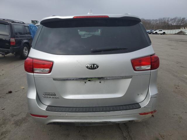 KNDMB5C12G6182028 - 2016 KIA SEDONA LX SILVER photo 6